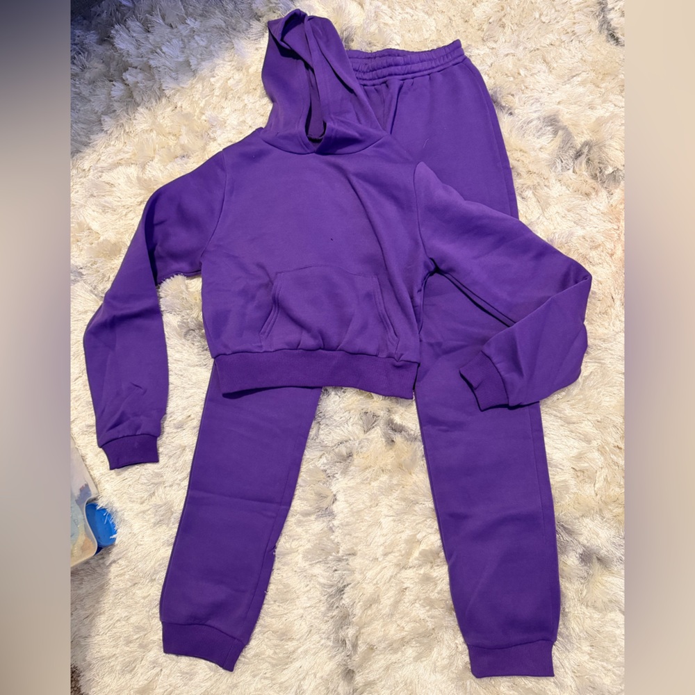 Amazon Vibrant Purple Jogger Set